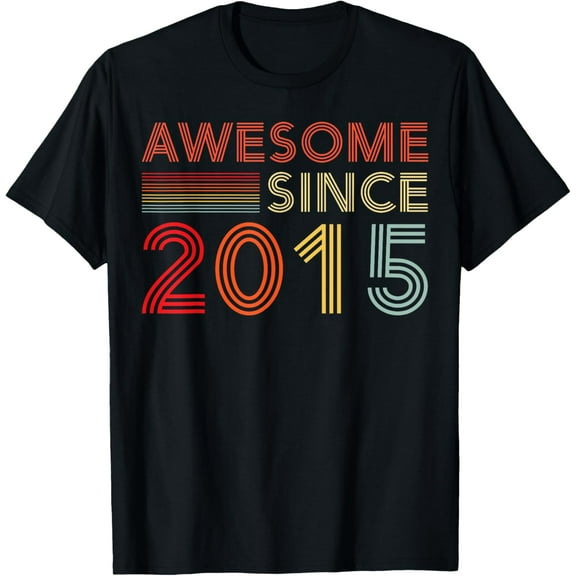 t-shirt Nine 9yr BDay Son Boy Funny 2015 9th 9 Year Old Birthday T-Shirt.