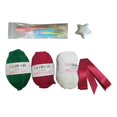 thumbnail image 2 of HANDIED Desktop dress up DIY Crochet Christmas Tree Set Red And Green Christmas Tree Crochet Set Christmas Tree Ornament Decoration With Instruction Manual Included, 2 of 8