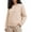 Champagne Pink, variant on Soft Long Sleeve Crewneck Sweatshirt for Women Lightweight Pullover Yoga Casual Side Slit Sweatshirts Fall Fashion 2025