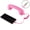Pink, variant on Retro Phone Handset, Cell Phone Receiver with Microphone & Speaker, Vintage Old School Telephone Handset for Mobile Phones, 90s Prop for Photos,Old- Headset for All Cell-Phones