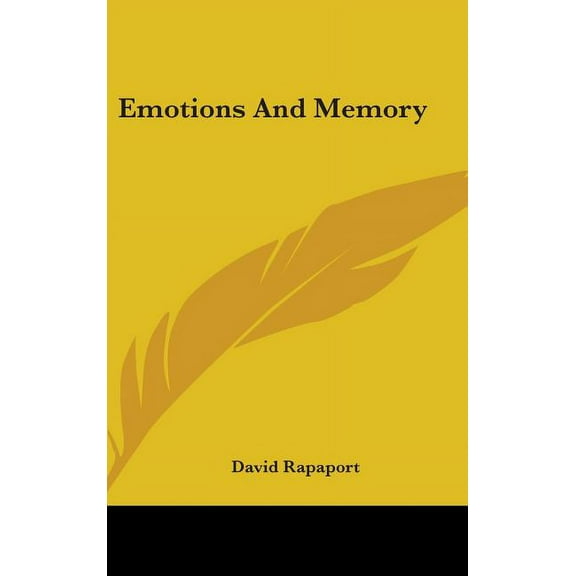 Emotions And Memory, (Hardcover)