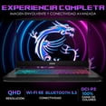 thumbnail image 3 of Laptop Gamer MSI Katana 15HX293 GeForce RTX 5070 8GB Core i7 14650HX 32GB DDR5 SSD 1TB 15.6" QHD 165Hz Teclado Ingles Mouse DXT, 3 of 5
