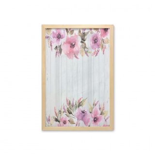 Ambesonne Flower Tapestry, Floral Watercolor Style Effect Branches of Lilac  Bloom on Wooden Background Print, Wide Wall Hanging for Bedroom Living