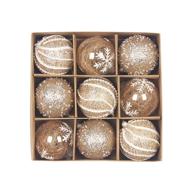 Adornos duraderos e irrompibles para árboles de Navidad Inteprter B3