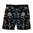 thumbnail image 1 of Men Swim Trunks Drawstring Elastic Waist Quick Dry Beach Shorts with Mesh Lining Swimwear Bathing Suits, 1 of 2