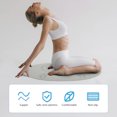 thumbnail image 3 of Grey TPE Workout Mat for Home Use Safe Comfortable Nonslip with Shock Absorption 2.5ft x 6.5ft, 3 of 8