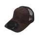 thumbnail image 2 of Sombrero con ventilador solar, transpirable, protector solar, con carga solar, con ventilador, protector solar, USB, portátil y pequeño., 2 of 6