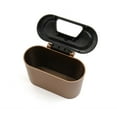 thumbnail image 3 of Unique Bargains Gold Tone Plastic Portable Auto Car Trash Rubbish Can Garbage Dust Case Box Bin, 3 of 3