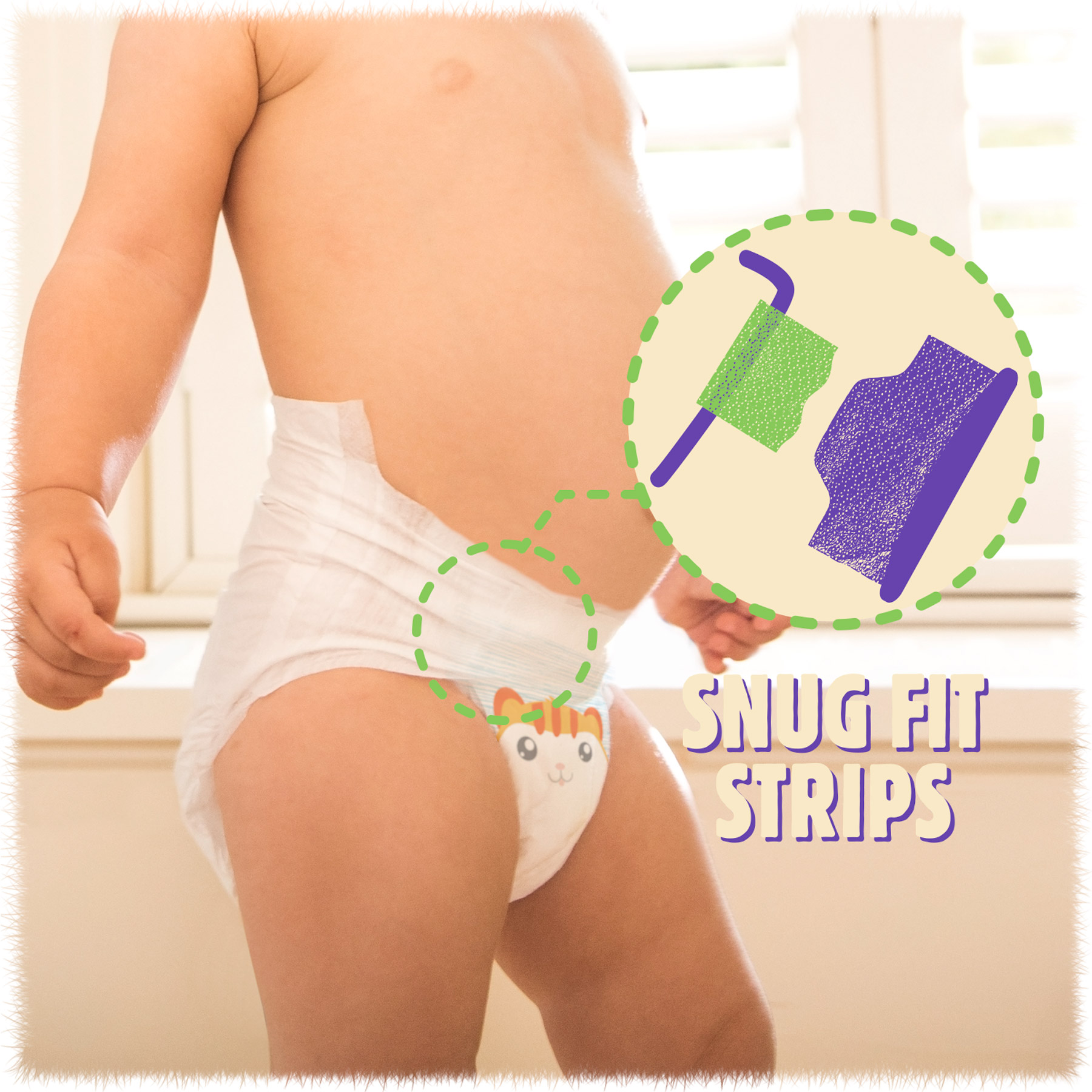 Cuties Complete Care Soft Hypoallergenic Diapers - Size 2, 40 Count