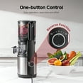 thumbnail image 4 of Sunmaki Juicing Machine with Extra Wide 5.9" Chute Cold Press Juicer for Whole Fruits & Vegetables - Quiet Motor, Easy Clean, Silver, 4 of 9