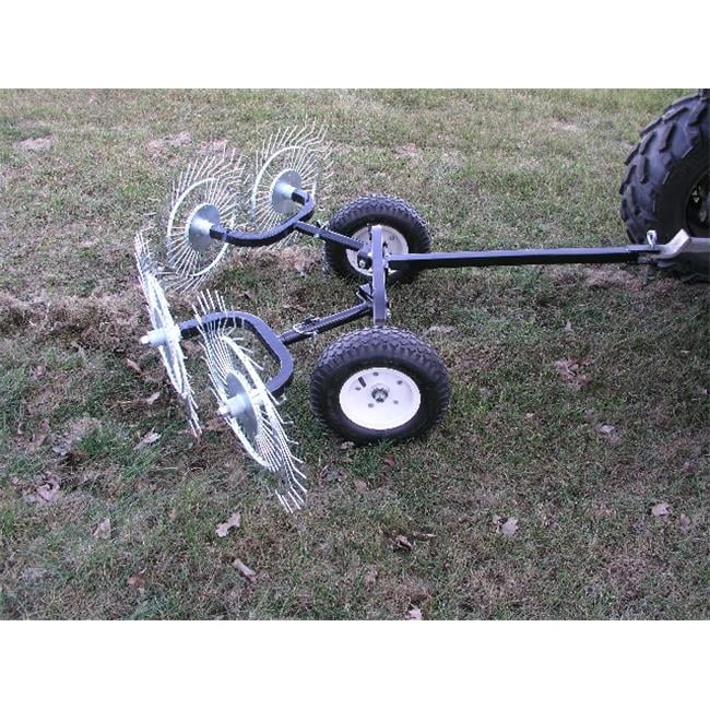 Yard Tuff ACR480JR VStyle Acreage Rake Dethatcher 48 Inch Path, 4