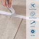 thumbnail image 4 of Cortina de 2 piezas, lino texturizado, cortina de privacidad para interiores Meterk  Beige, 4 of 7