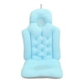 thumbnail image 2 of Cojín Para Bañera, Almohada De Baño Y Transpirable Con Soporte Para La Espalda Y Malla 3D, Para Adultos, Reposacabezas De Spa, Ajuste Cómodo, 2 of 7