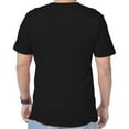 thumbnail image 2 of Vibrant Floral Design Black T-Shirt with Circular Pink & Blooms, 2 of 5