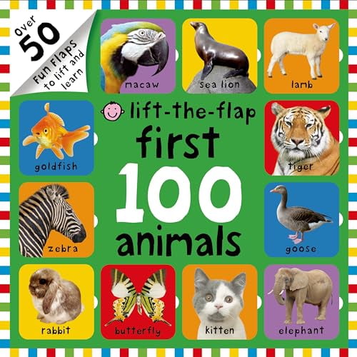 Pre-Owned First 100 Animals Lift-The-Flap: Over 50 Fun Flaps to Lift and Learn