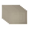 thumbnail image 1 of Design Imports CAMZ13979 Ensemble de 6 Napperons Doubles en PVC Pierre, 1 of 4