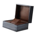 thumbnail image 2 of Caja de joyería jinwen organizador de joyas para un solo reloj estuche de viaje para reloj MDF Cuero PU 16 cm x 14,3 cm x 9,9 cm, 2 of 8