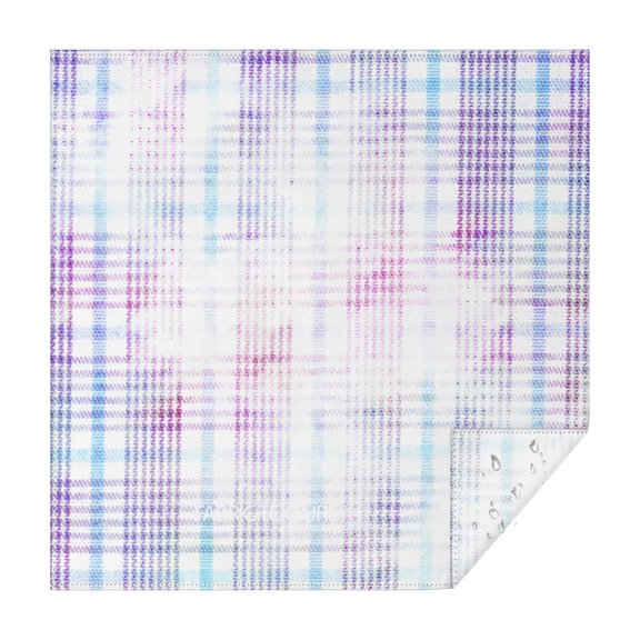 60x60in(152x152cm) Square Tablecloth, Waterproof Polyester Table Cover, Wrinkle Resistant & Washable Fabric for Dining, Kitchen, Picnic, Denim Jean Print