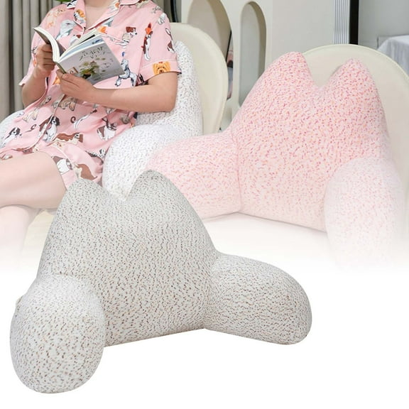 Bed Rest Pillow for Comfortable Sitting and Reading Support with Soft Breathable Back Cushion Ideal Pregnancy Elderly Use on Sofa Floor