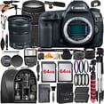 thumbnail image 1 of Canon EOS 5D Mark IV DSLR Camera with 24-105mm + 75-300mm Lens + 2 Pack 64GB + Backpack + ZeeTech Accessory Bundle, 1 of 8