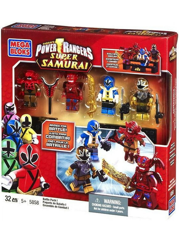 Power Rangers Super Samurai Battle Pack I Set Mega Bloks 5858
