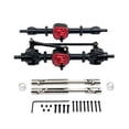 thumbnail image 4 of Dualoai 1/12 RC Front Rear Axle Assembly RC Car Accessory for MN78 MN82 RC Car Model black, 4 of 9