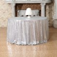 thumbnail image 3 of GFDYREE Sequin Tablecloth, Round, 72", Silver, 3 of 6