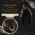 thumbnail image 5 of Black size 9 AdDRESSingMe Glam Flip Flops With Rhinestones For Women, 5 of 7
