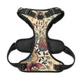 thumbnail image 5 of Lsque Floral With Birds And Fantasy Flowers Dog Harness, No-Pull Pet Harness with 2 Leash Clips, Adjustable Soft Padded Dog Vest with Easy Control Handle for Large Dogs-Large, 5 of 9