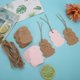 thumbnail image 3 of Etiqueta de papel Kraft cuerda patrón de huella de bebé decoración de pared de fotos hecha a mano DIY, 3 of 8