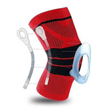 

Sports Knee Pads Silicone Spring Strip Support Pressure Strap Knee Protection Sports Safety Protection Outdoor Accessories