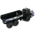 thumbnail image 3 of CAT Caterpillar 745 Articulated Dump Truck "Brent Scarbrough & Co. - Back the Blue" Black with Graphics "High Line" Series 1/50 Diecast Model by Diecast Masters, 3 of 5