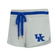 thumbnail image 4 of Women's Concepts Sport Gray/Royal Kentucky Wildcats Whitley Long Sleeve Hoodie Top & Shorts Set, 4 of 5