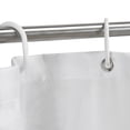 thumbnail image 3 of Simple&Opulence Shower Curtain with Hooks Mildew Resistant Fabric Waterproof Water-Repellent Antibacterial 72 x 78 inches White, 3 of 4