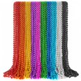 thumbnail image 1 of Collares ovalados coloridos de Mardi Gras Beads SHAOQINLIN, 100 unidades, 1 of 7