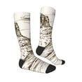 thumbnail image 3 of Fotbe Western Desert Cowboys 1 print Women's Men's Novelty Crew Socks Cotton Socks Knee High Socks for Walking,Running,Nurses,Pregnancy, 3 of 8