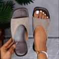 thumbnail image 3 of Summer Squared Toe Slippers Lightweight Easy Slip-on Slipper for Party/Holiday/Casual, 3 of 4