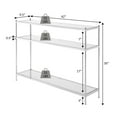 thumbnail image 5 of Convenience Concepts Contemporary Gold Metal Royal Crest Console Table, 5 of 6