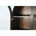 thumbnail image 2 of Sunny Designs Arched Wood Wine Bar Cabinet with Built-in Stemware Rack for Wine Glasses, 2 of 7