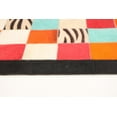 thumbnail image 2 of ECARPETGALLERY 4'6" x 6'6" Contemporary Cowhide Patchwork Handmade Area Rug for Living Room, Dining Room and Bedroom in Blue, 2 of 9