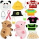 thumbnail image 1 of Peluche HACHIMI Capybara con 9 prendas y accesorios de 26 cm, 1 of 7