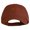 Red, variant on Canadian Maple Leaf Patched Low Profile PET Spun Washed Cap - Brown OSFM