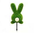 thumbnail image 2 of Easter Bunny Shaped Artificial Green Planters – 13" Faux Moss Bunny for Outdoor Garden Decoration | Easter Decorations for Patio, Lawn & Festive Atmospheres | Weather-Resistant Bunny Sculpture, 2 of 6