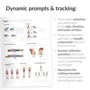 The Stretching Sidekick Journal by Habit Nest. Guided Stretching Routines to Keep You Flexible, Energized, and Live Comfortably. 66 Stretching Routines that only take 15-20 mins a day.