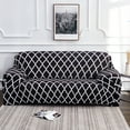 thumbnail image 1 of Shanna Stretch Sofa Slipcover Non Slip Couch Covers for 1 2 3 4 Seater and Sectional Couch, Sofa Furniture Protector(3 Seater,Black Geometry), 1 of 13