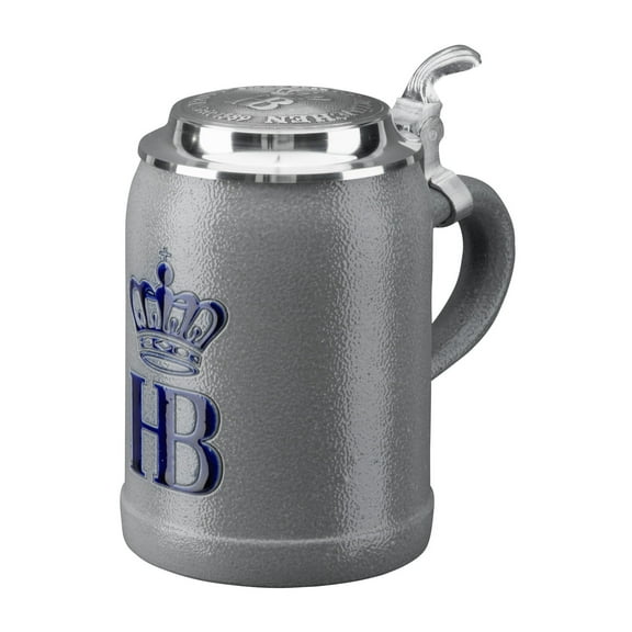 German Beer Mug Munich Hofbräuhaus München HB mug saltglazed 0.25 liter King Werk KI 1000069
