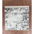 thumbnail image 4 of MDA Rug Imports Petra Collection Grey/White Abstract Area Rug 3'9'' X 5'9'' 4' x 6' Indoor,Accent, 4 of 5