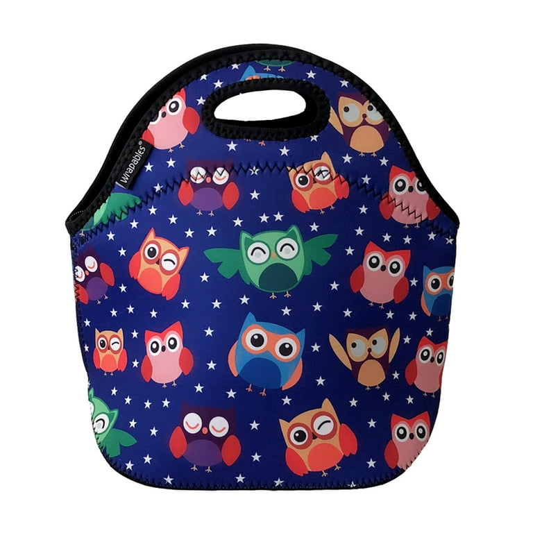 Insulated Neoprene Lunch Bag Zipper Lunch Box Tote Baby Bottle Bag –  allydrew