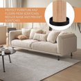 thumbnail image 4 of Protectores redondos grandes Cateissary para patas de muebles 4 Uds almohadillas antideslizantes, 4 of 6