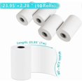 thumbnail image 2 of Thermal Printing Paper Rolls for Kids Cameras, 10-Pack Instant Print Refills, 2 of 4